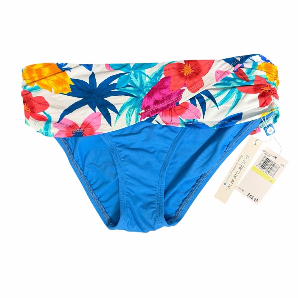 BLEU by ROD BEATTIE Lush‎ Life Sarong Hipster Bikini Bottoms - NWT - Size 4